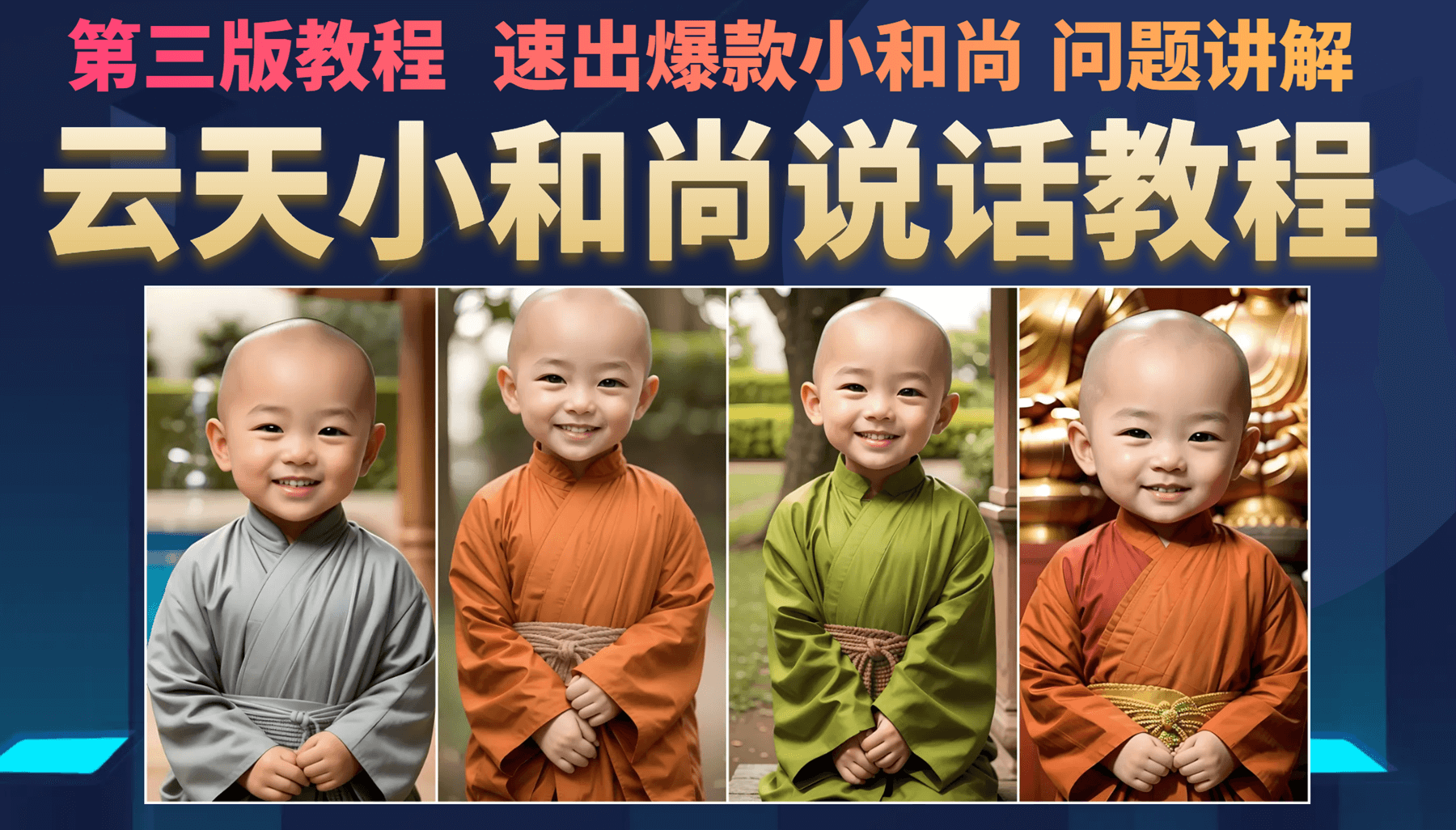 云天小和尚会说话，7天万粉（第3版教程）搞钱项目网-网创项目资源站-副业项目-创业项目-搞钱项目搞钱项目网