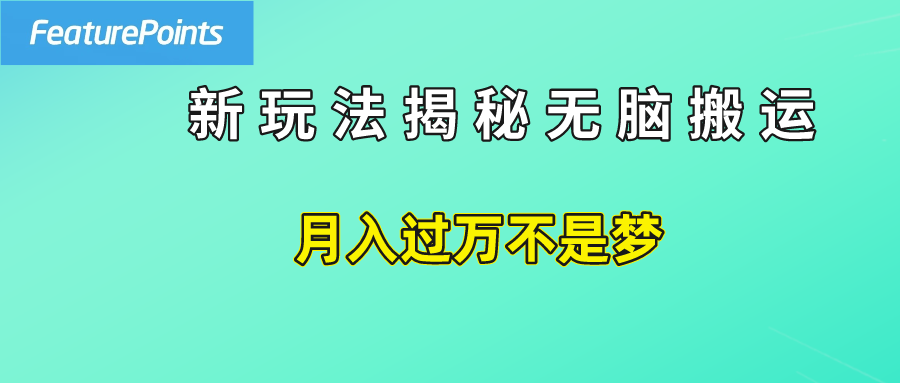 简单操作，每天50美元收入，搬运就是赚钱的秘诀！搞钱项目网-网创项目资源站-副业项目-创业项目-搞钱项目搞钱项目网