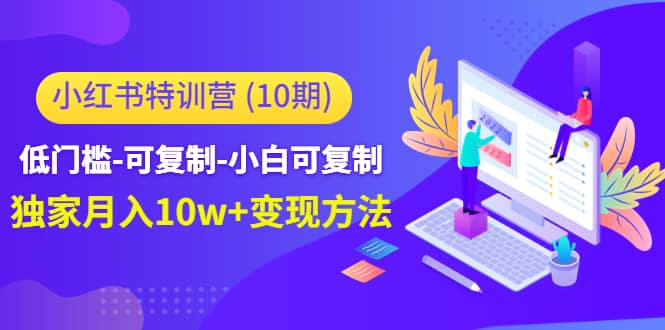 小红书特训营(第10期)低门槛-可复制-小白可复制搞钱项目网-网创项目资源站-副业项目-创业项目-搞钱项目搞钱项目网