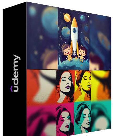 Midjourney AI人工智能创建和销售令人惊叹的海报教程-10节课-中英字幕搞钱项目网-网创项目资源站-副业项目-创业项目-搞钱项目搞钱项目网