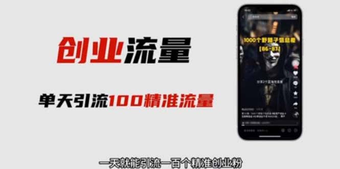 自媒体音频加图文制作视频 一天引流一百个精准创业粉【音频软件+图片素材】搞钱项目网-网创项目资源站-副业项目-创业项目-搞钱项目搞钱项目网