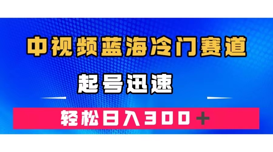 中视频蓝海冷门赛道，韩国视频奇闻解说，起号迅速，日入300＋搞钱项目网-网创项目资源站-副业项目-创业项目-搞钱项目搞钱项目网