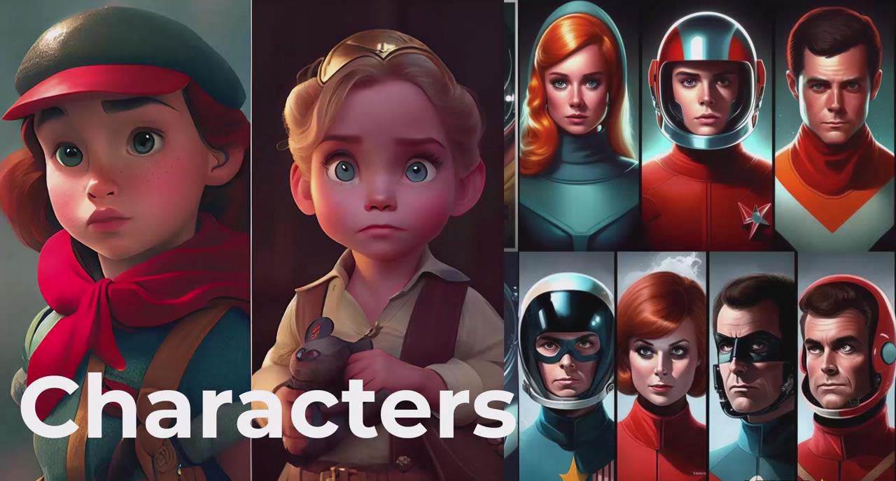 掌握 MidJourney V5 AI + ChatGPT创建一致的角色设计图像-22节课-中英字幕搞钱项目网-网创项目资源站-副业项目-创业项目-搞钱项目搞钱项目网