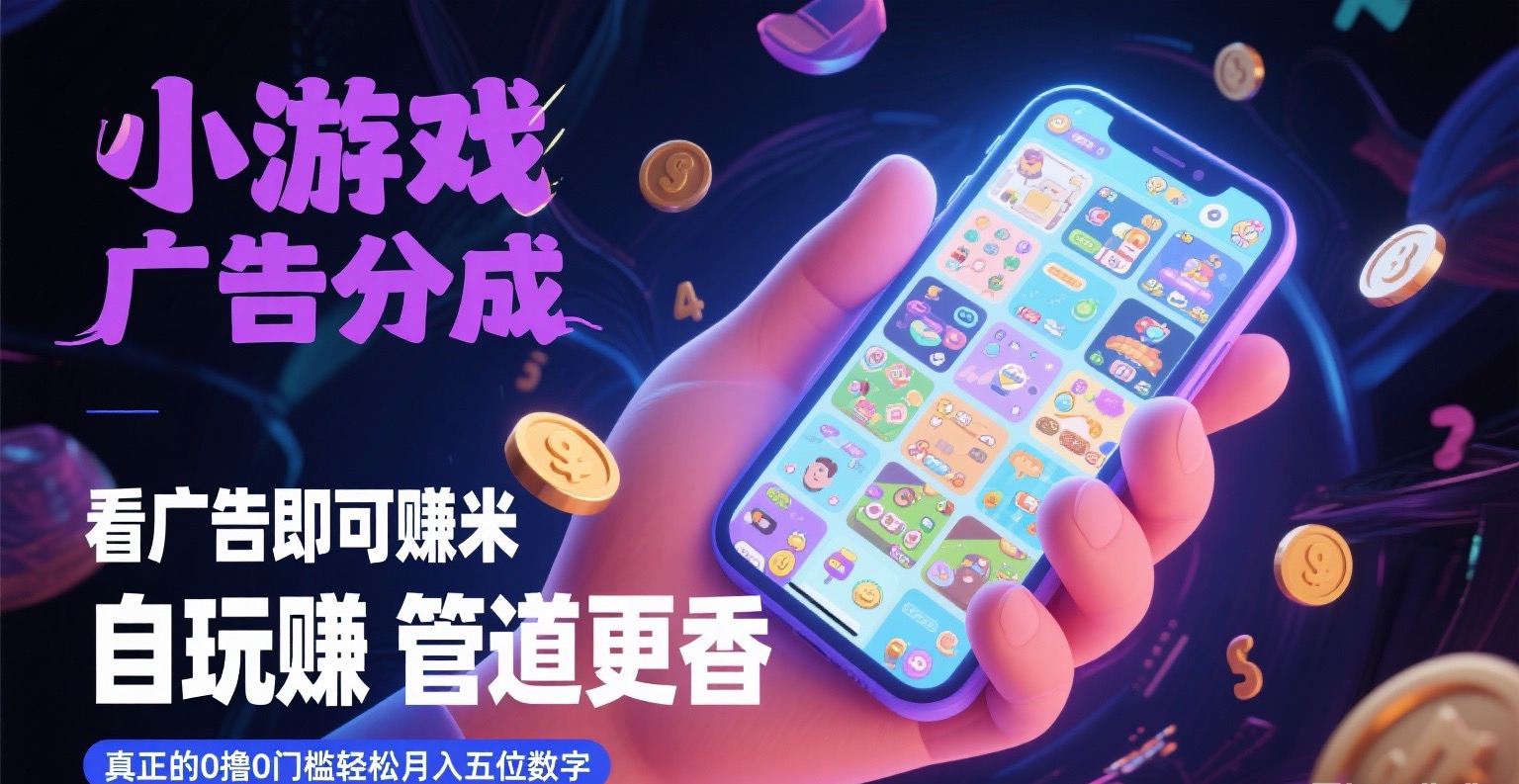 看广告即可赚米 自玩赚 管道更香 真正的零撸零门槛搞钱项目网-网创项目资源站-副业项目-创业项目-搞钱项目搞钱项目网