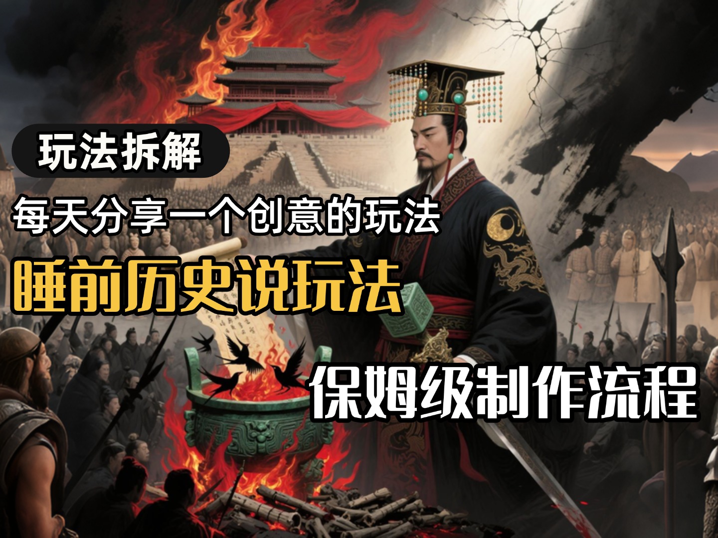 13条作品涨粉24.5万,全流程拆解睡前历史说,保姆级教程搞钱项目网-网创项目资源站-副业项目-创业项目-搞钱项目搞钱项目网