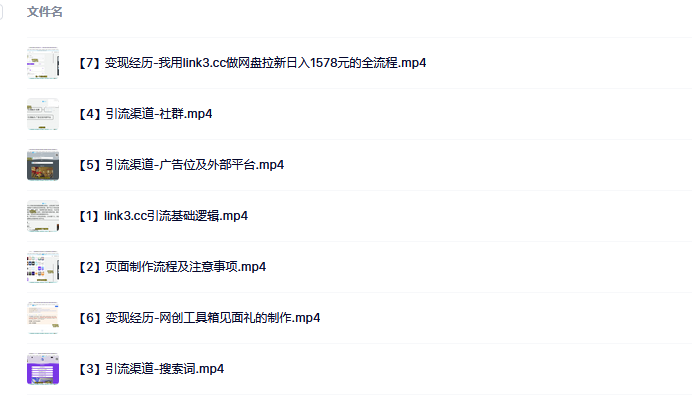 link3.cc聚合链接引流，日引流50＋精准粉搞钱项目网-网创项目资源站-副业项目-创业项目-搞钱项目搞钱项目网