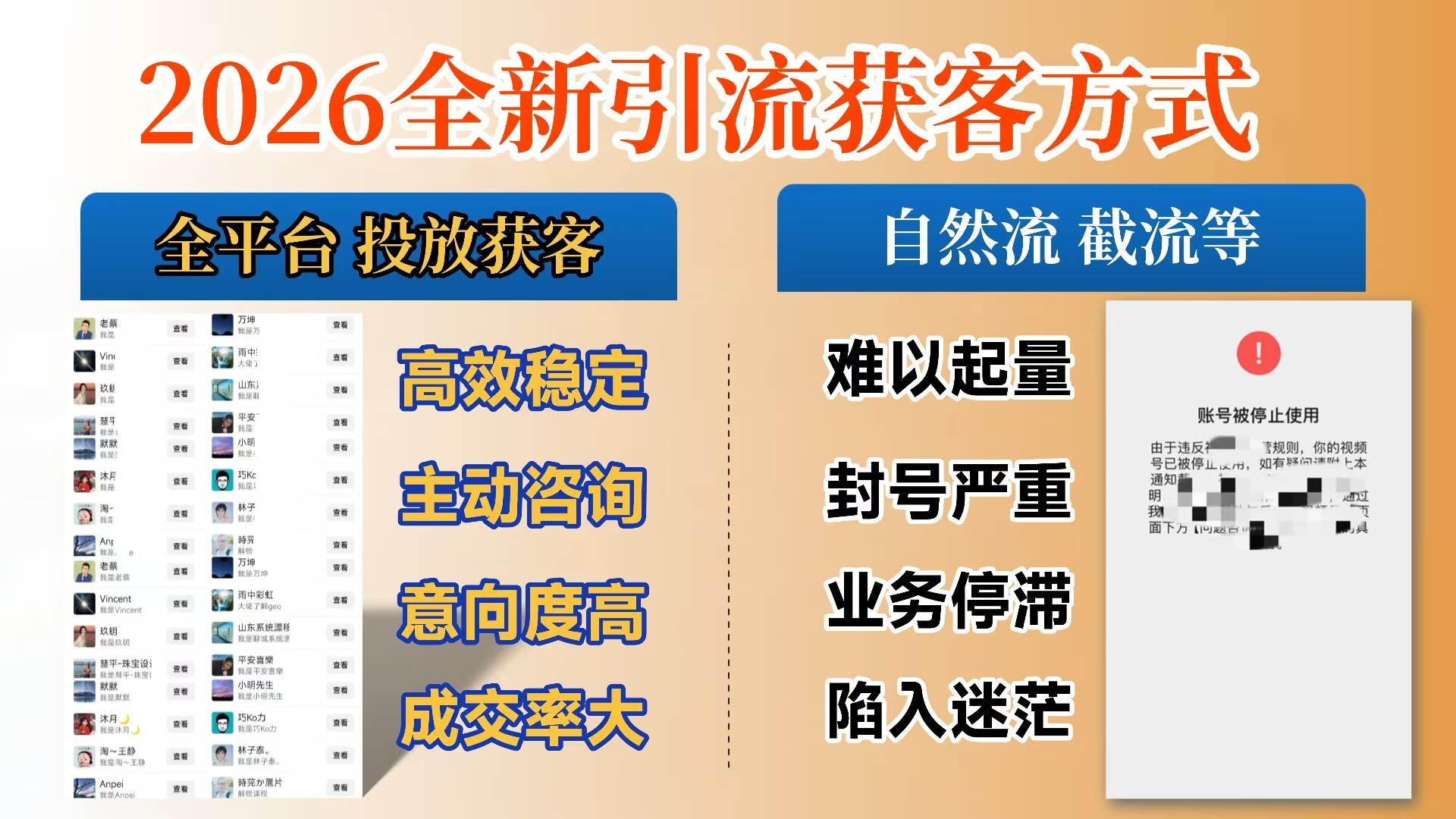 【首发】打破获客壁垒，如何利用投放实现财富自由与事业升级搞钱项目网-网创项目资源站-副业项目-创业项目-搞钱项目搞钱项目网